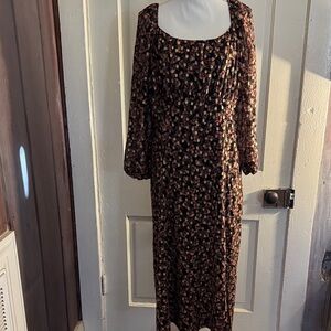 Floral Long Sleeve Dress